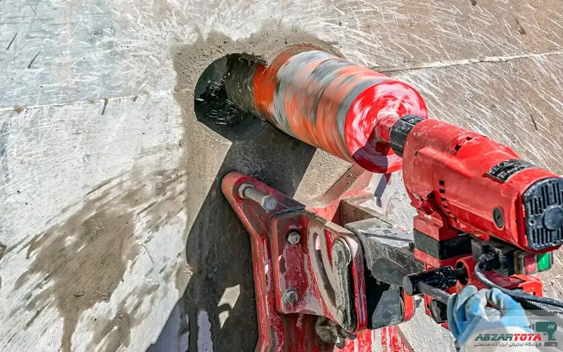 مته گرد بر نمونه بردار